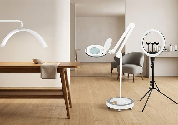 Magnifying lamps Ireland beauty salon magnifier lamps for sale