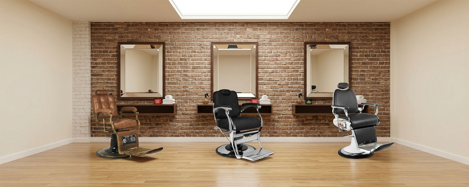 Barber Chairs for Barbershops and Grooming Spaces