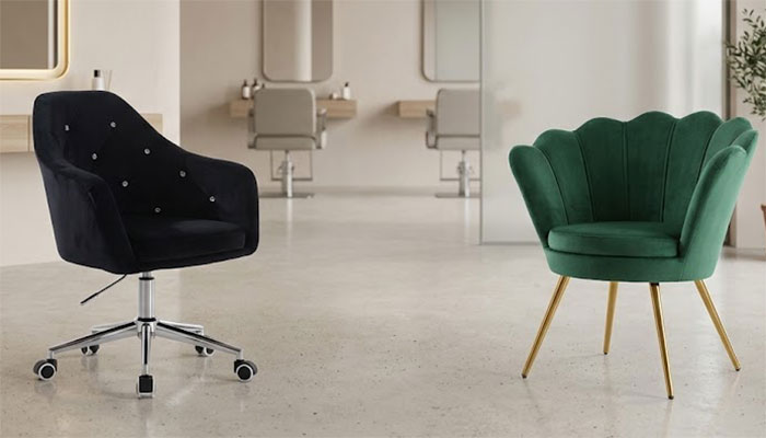 Professional salon chairs for beauty salons and hair studios