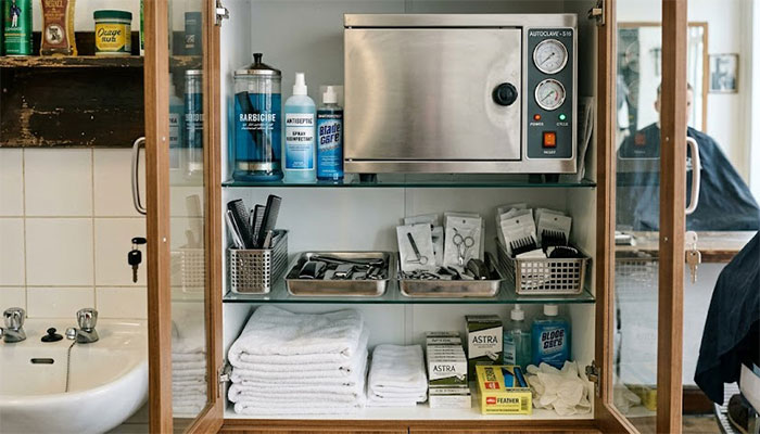 Sterilization closet Ireland hygiene storage cabinets for sale salon equipment