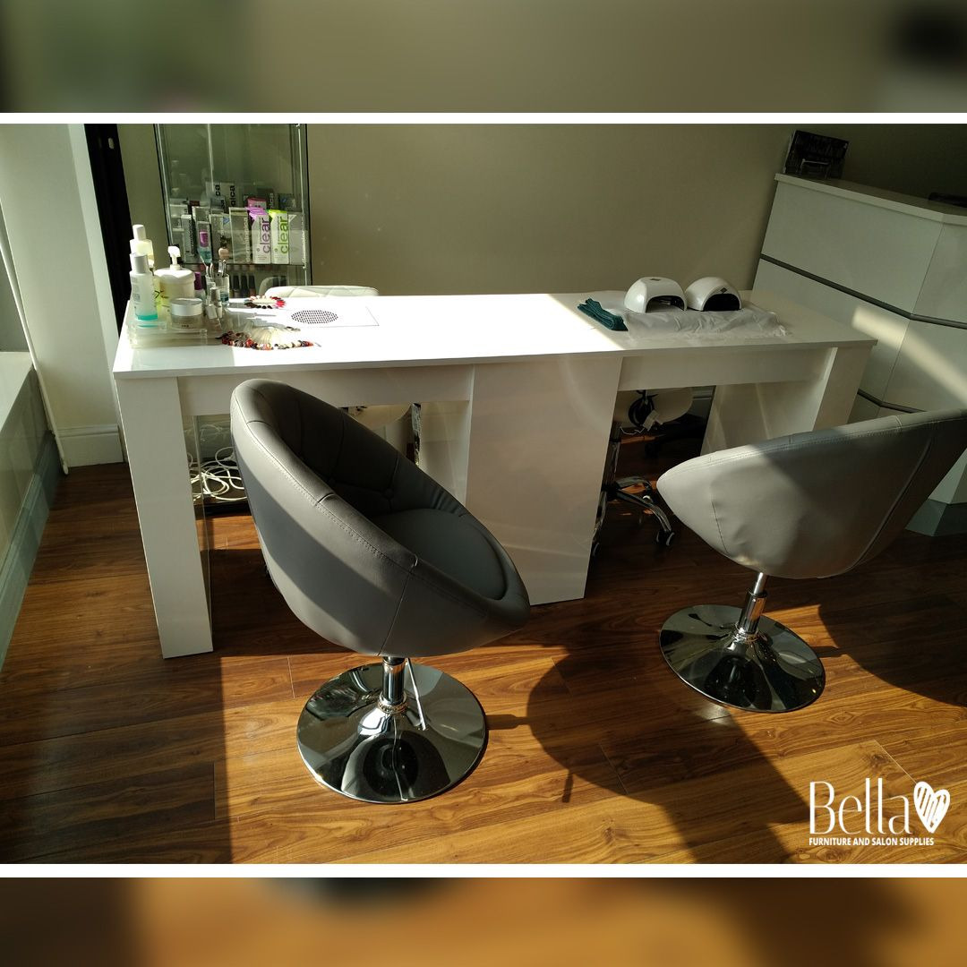 Why your nail desk should have extracting air filter system & plenty of storage space